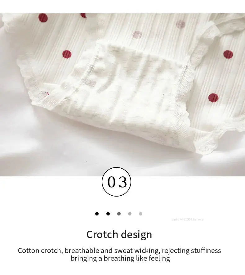 Polka dots and Gingham Cotton Panties