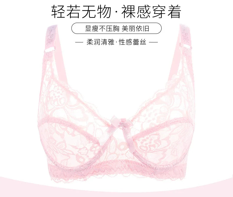 Lace Push-up Bra and Thin Panty set