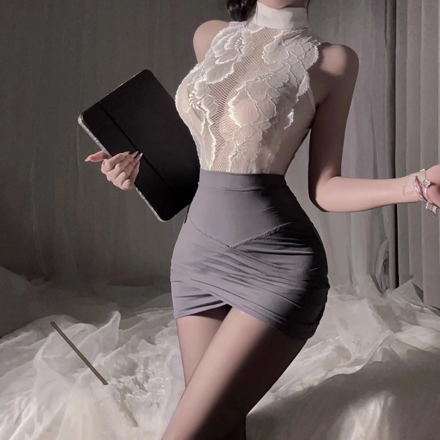 Sexy Secretary Cos-Play Costume