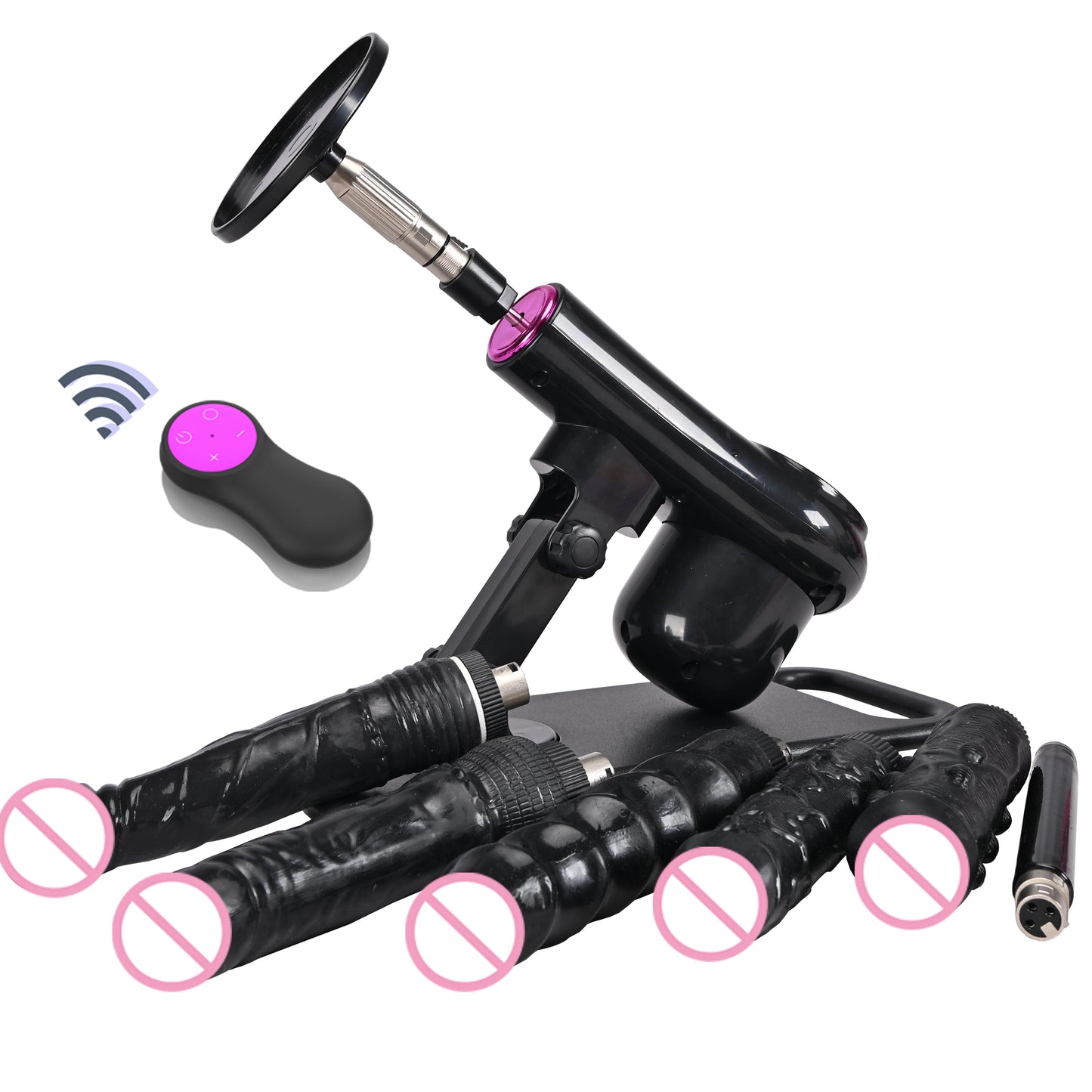 New Sex Machine for Woman Adjustable Masturbating Pumping with different Accessories Sex machine Gun for Men wireless machine