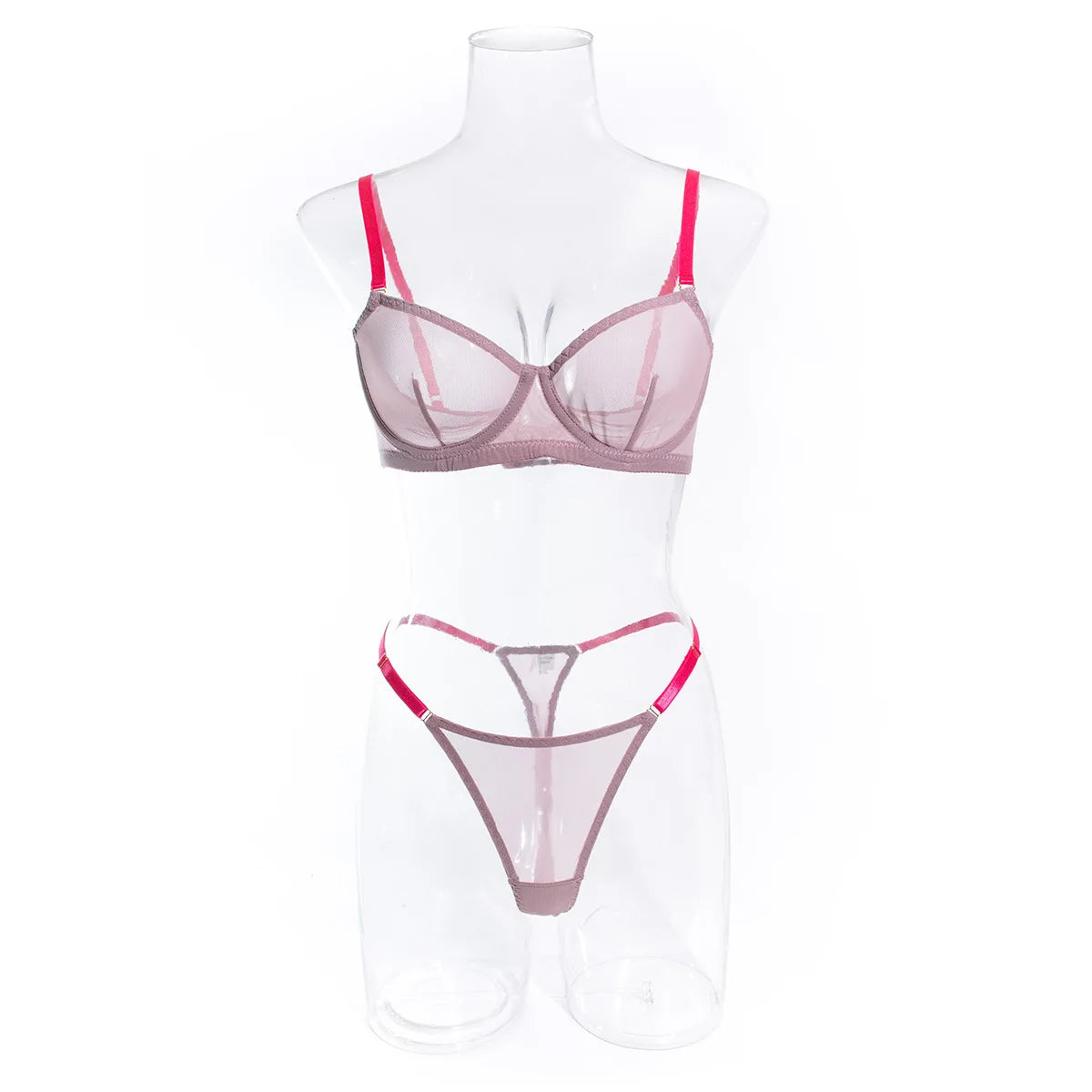 Two-piece Set Women's Perspective Underwear Panties Set