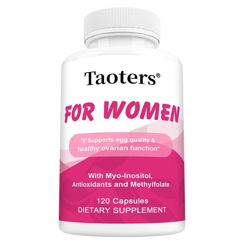 Myo-Inositol Women's Health Supplement, Improves Mood, Promotes Hormonal Balance, and Promotes Ovarian Health