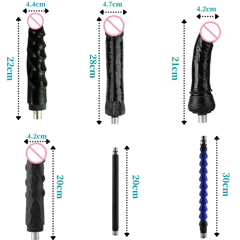 New Sex Machine for Woman Adjustable Masturbating Pumping with different Accessories Sex machine Gun for Men wireless machine