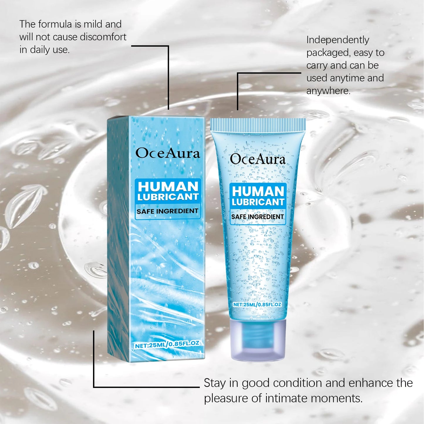 Lubricant For Sex Women Anal Lubrication Gel Moisturizing Soft Skin Relieve Dryness Reduce Friction Water Based Lube For Session
