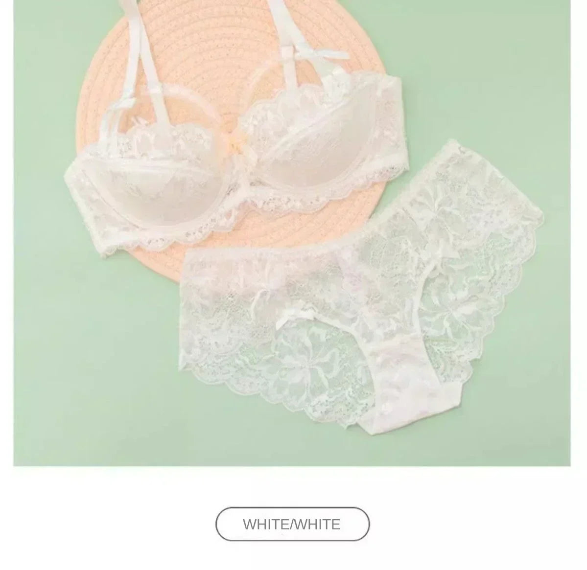 French Lace Tushy Slim Bra - Comfortable, Breathable, and Romantic Underwear for Effortless Elegance