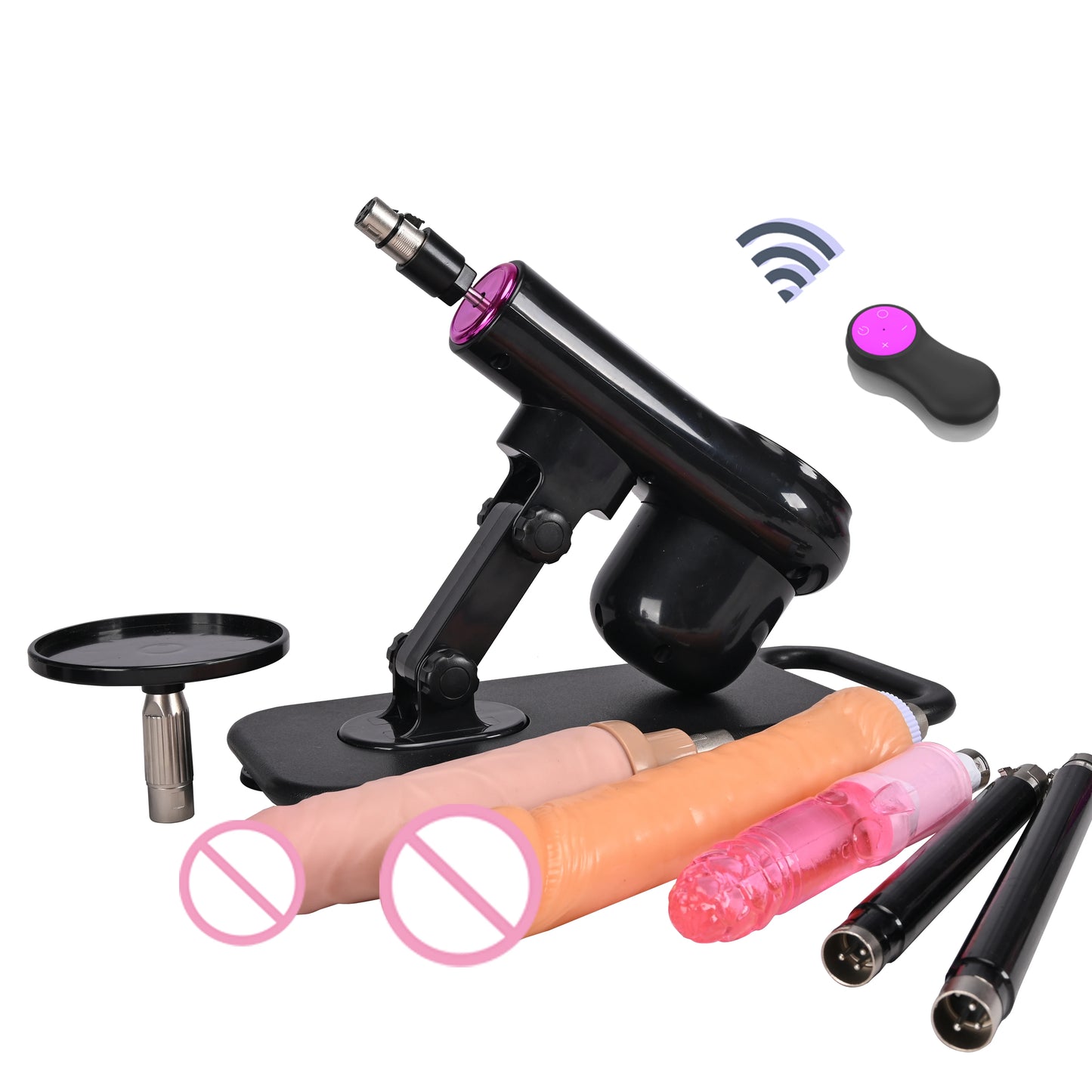 New Sex Machine for Woman Adjustable Masturbating Pumping with different Accessories Sex machine Gun for Men wireless machine