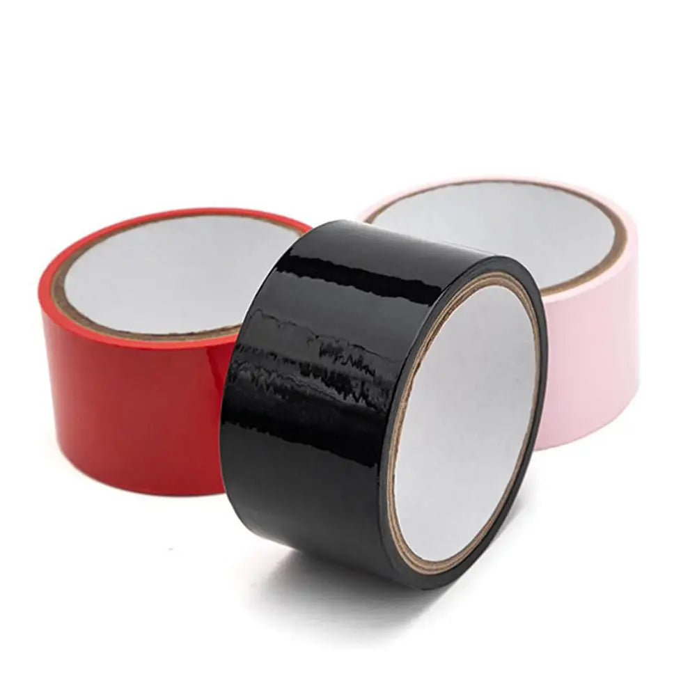 BDSM Handcuff Fetish Tape SM Slave Bondage Sex Toy Couple Body Restraint Electrostatic Tapes Self Adhesive Sex Tape Adult Toys