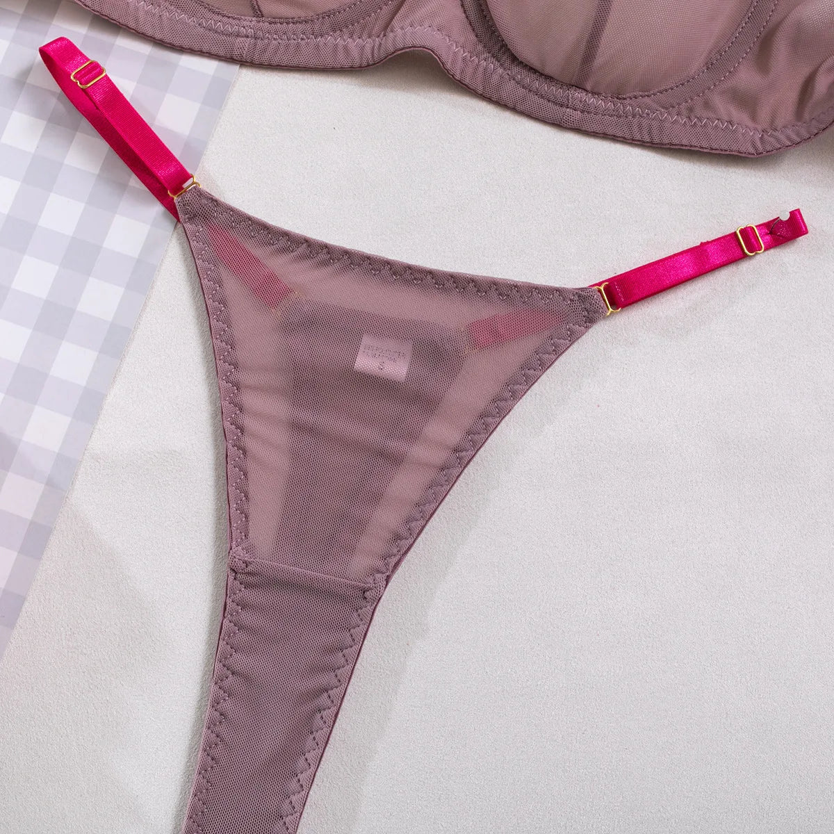 Two-piece Set Women's Perspective Underwear Panties Set