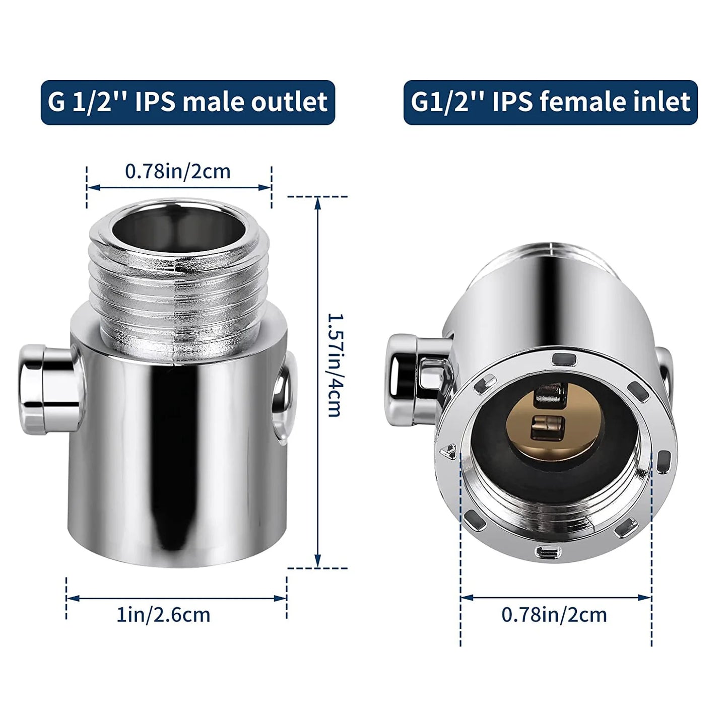 Anal Washer Shower Nozzle Enema Cleaning Metal Vaginal Wash Douche