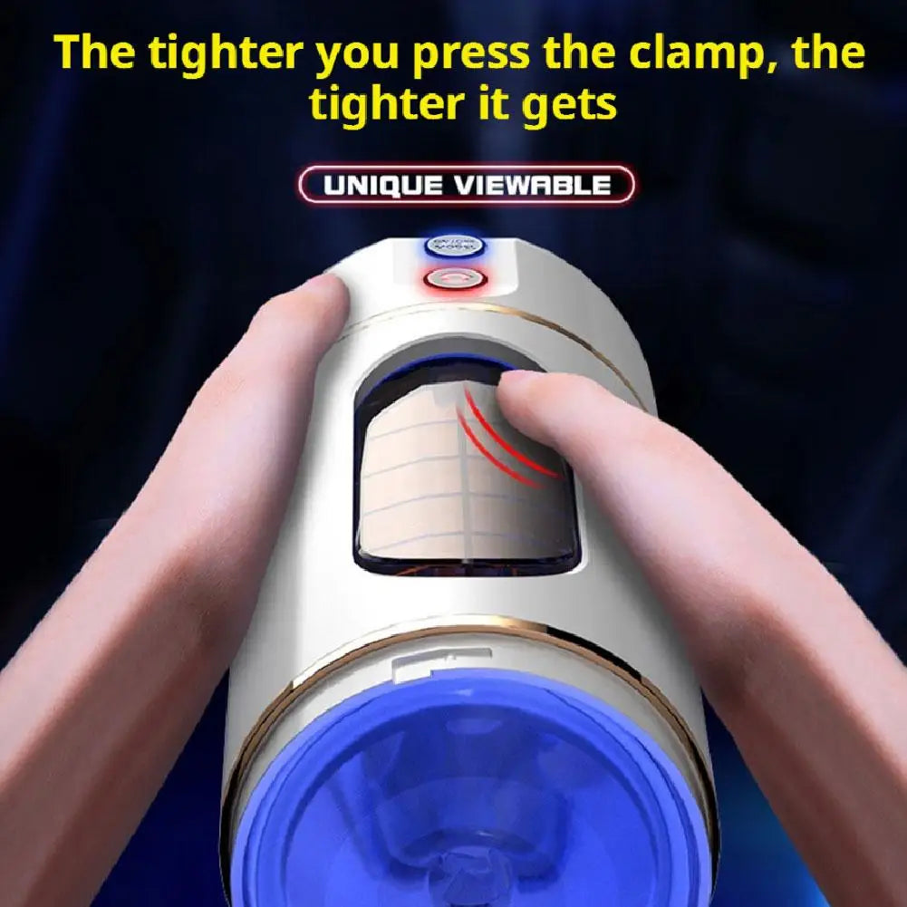 Automatic Male Masturbator 3D Textured Sucking Male Sex Toy Vibration Voice Sucking Vibration Penis Oral Machine Sex Toys