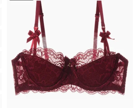 French Lace Tushy Slim Bra - Comfortable, Breathable, and Romantic Underwear for Effortless Elegance