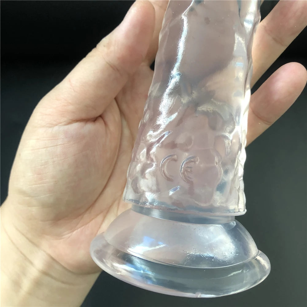 PowerPlay Realistic Dildo Vibrator with Strong Suction for G-Spot & Clitoral Stimulation
