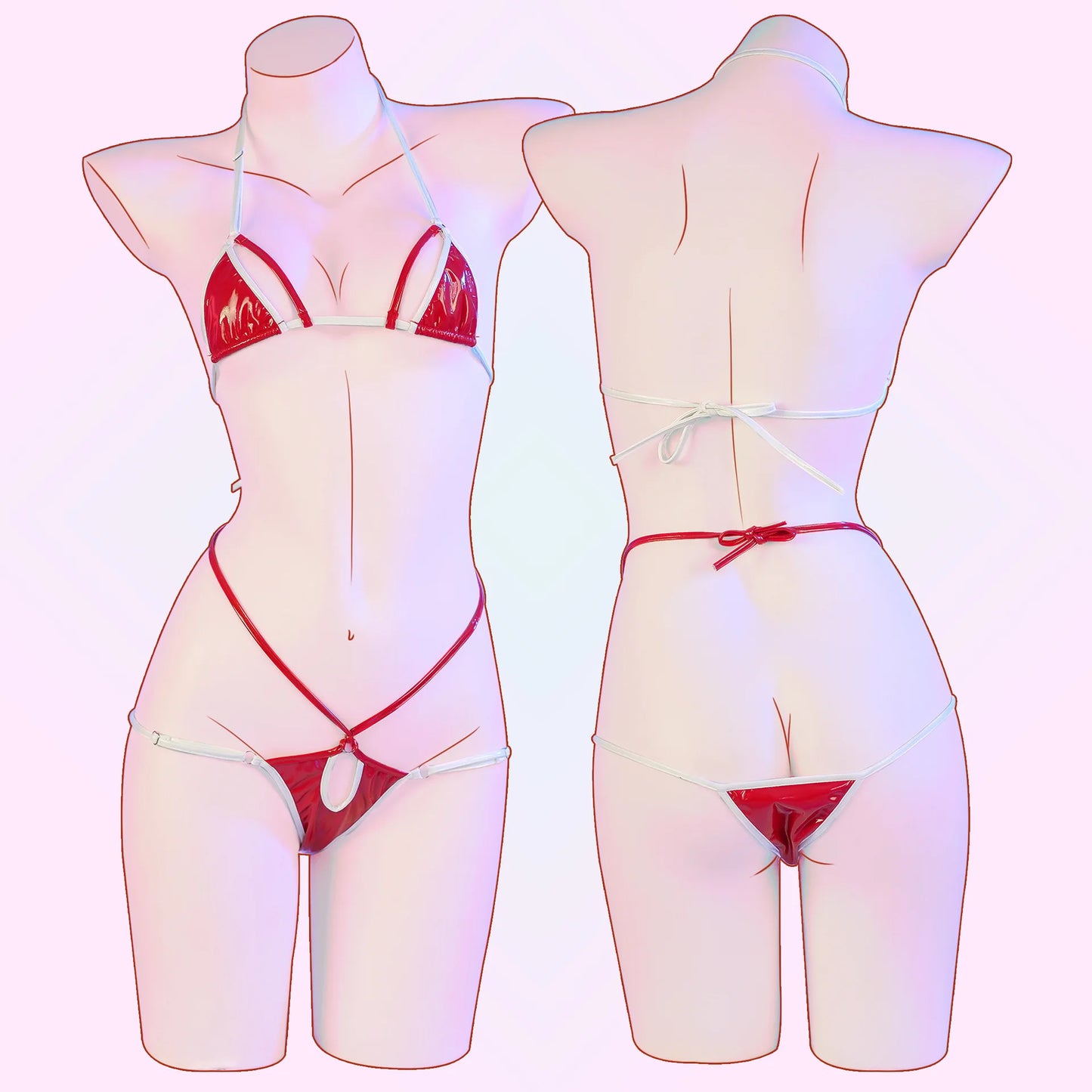 Sexy Lingerie Anime Cos Fun Sexy Underwear Black Lolita Sleepwear Three-point Women's Sexy Cosplay Cute Maid Uniform Bikini Cat