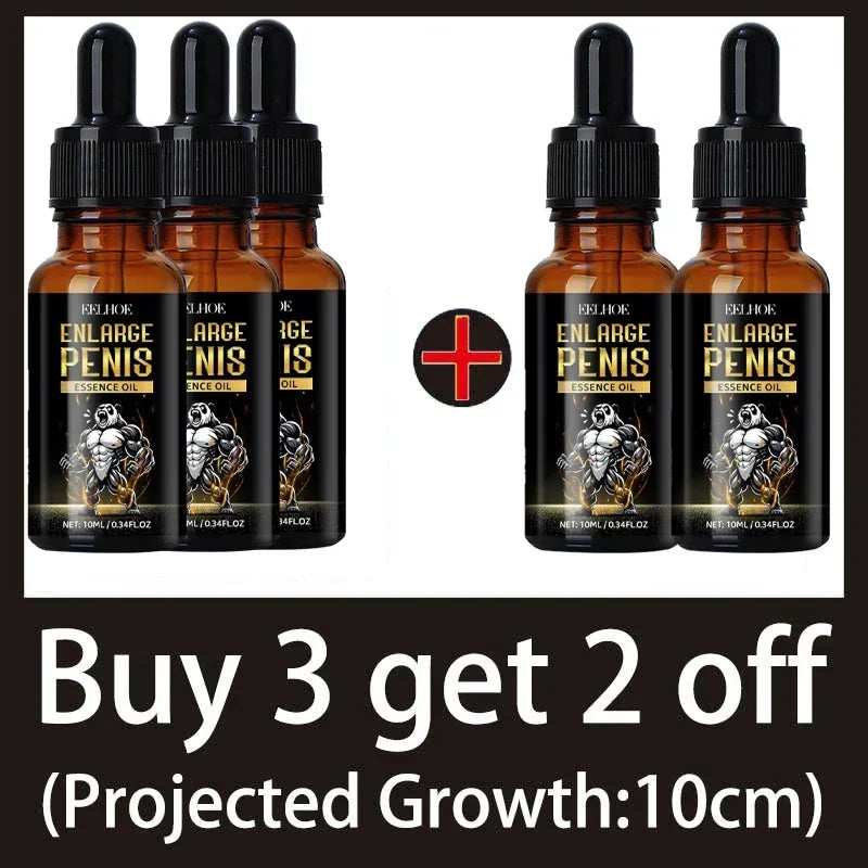 8Best Sellers Essential Oil Big Dick Male Penis Enlargement Oil Increase Size Erection Product Aphrodisiac Sex Extender Enhance