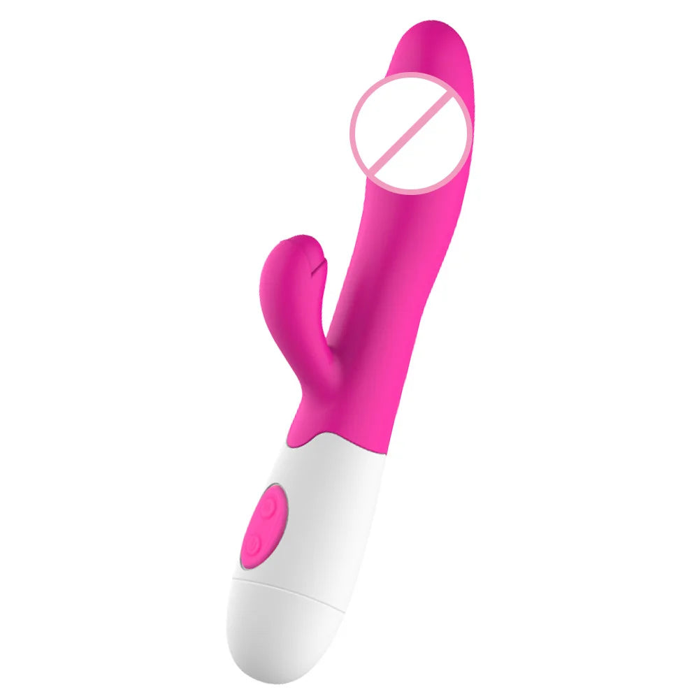 Wild Bliss Dual-Action Rabbit Vibrator - 30 Frequency G-Spot & Anal Massage for Ultimate Pleasure