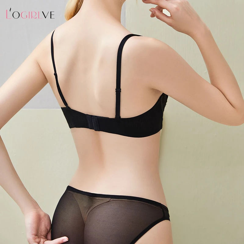 Lace Push-Up Bra & Panty Set