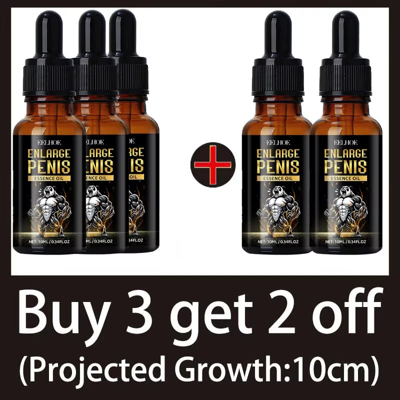 8Best Sellers Essential Oil Big Dick Male Penis Enlargement Oil Increase Size Erection Product Aphrodisiac Sex Extender Enhance