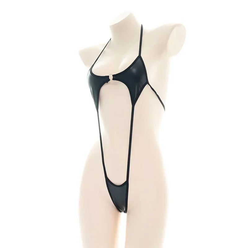 Sexy Lingerie Anime Cos Fun Sexy Underwear Black Lolita Sleepwear Three-point Women's Sexy Cosplay Cute Maid Uniform Bikini Cat