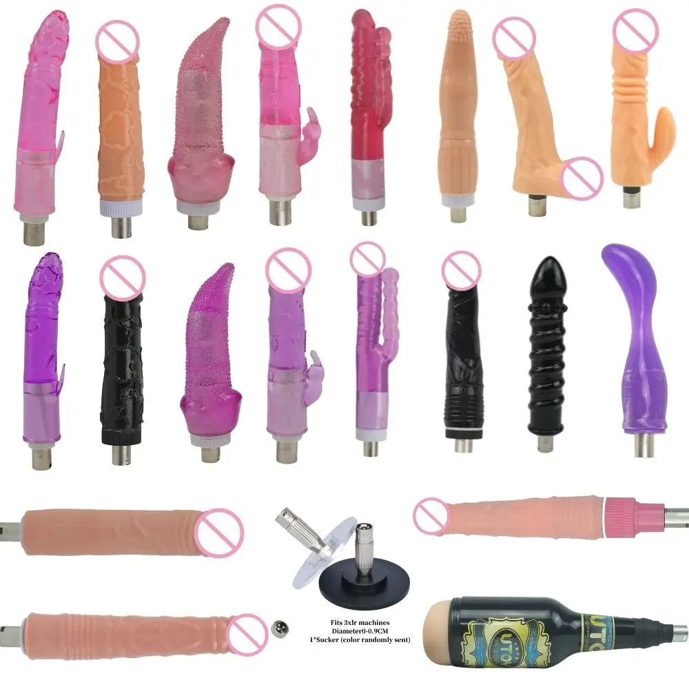 New Sex Machine for Woman Adjustable Masturbating Pumping with different Accessories Sex machine Gun for Men wireless machine