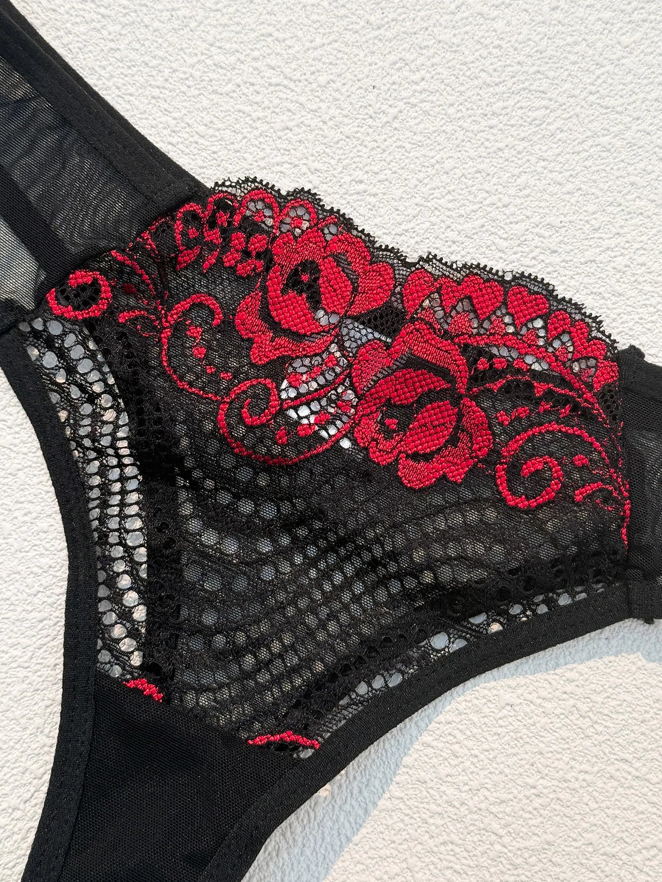 Bra and panties set (two-piece set) See-through