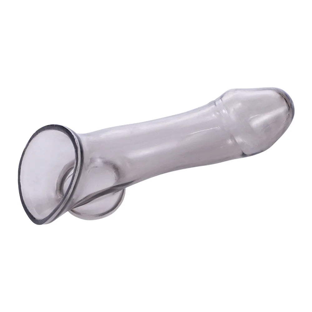 Male Masturbator Penis Delay Sleeve Erectile Enhancer High Elastic and Safer Condoms Sex Toy for Couple Erotic Sex Toys