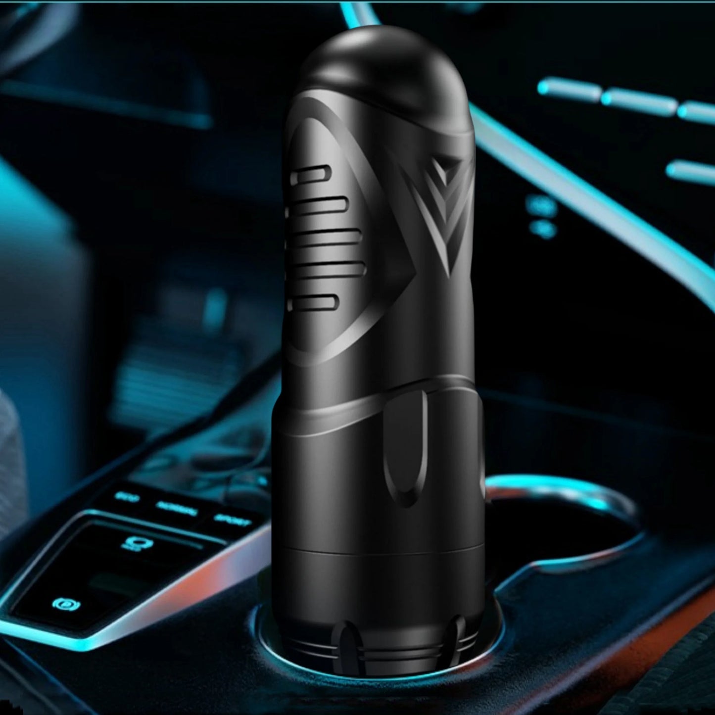 Male penis sexual massage masturbator, with a real external lip simulation channel and a portable thermos design