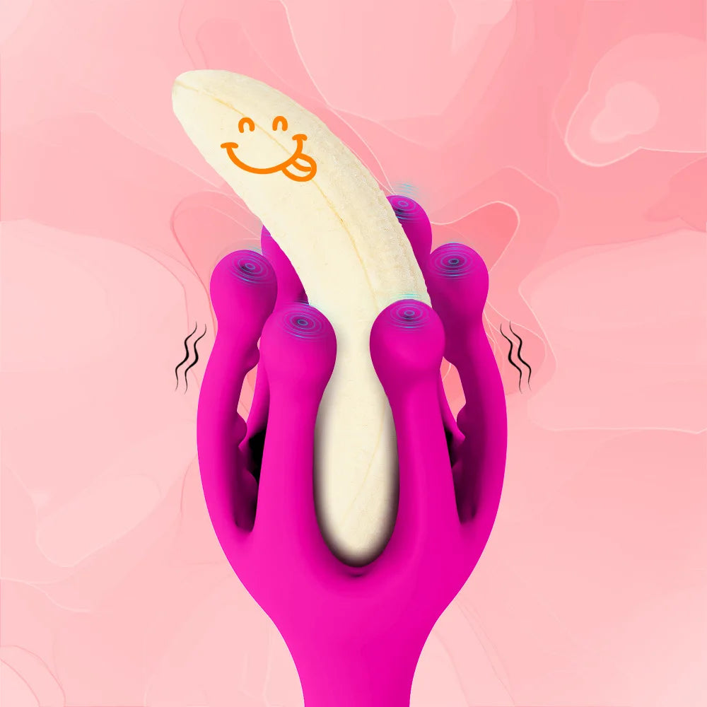 Male Glans Stimulate Massager - 3 Thrusting 9 Vibrating Penis Delay Trainer, Oral Sex Climax Masturbator, Sex Toys for Men