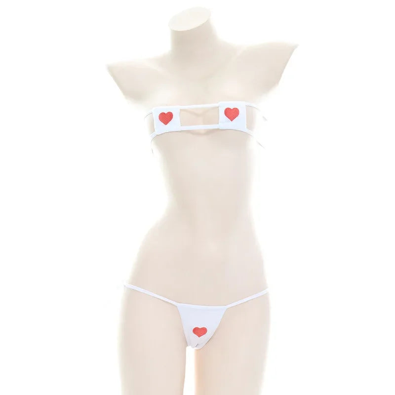 Sexy Lingerie Anime Cos Fun Sexy Underwear Black Lolita Sleepwear Three-point Women's Sexy Cosplay Cute Maid Uniform Bikini Cat