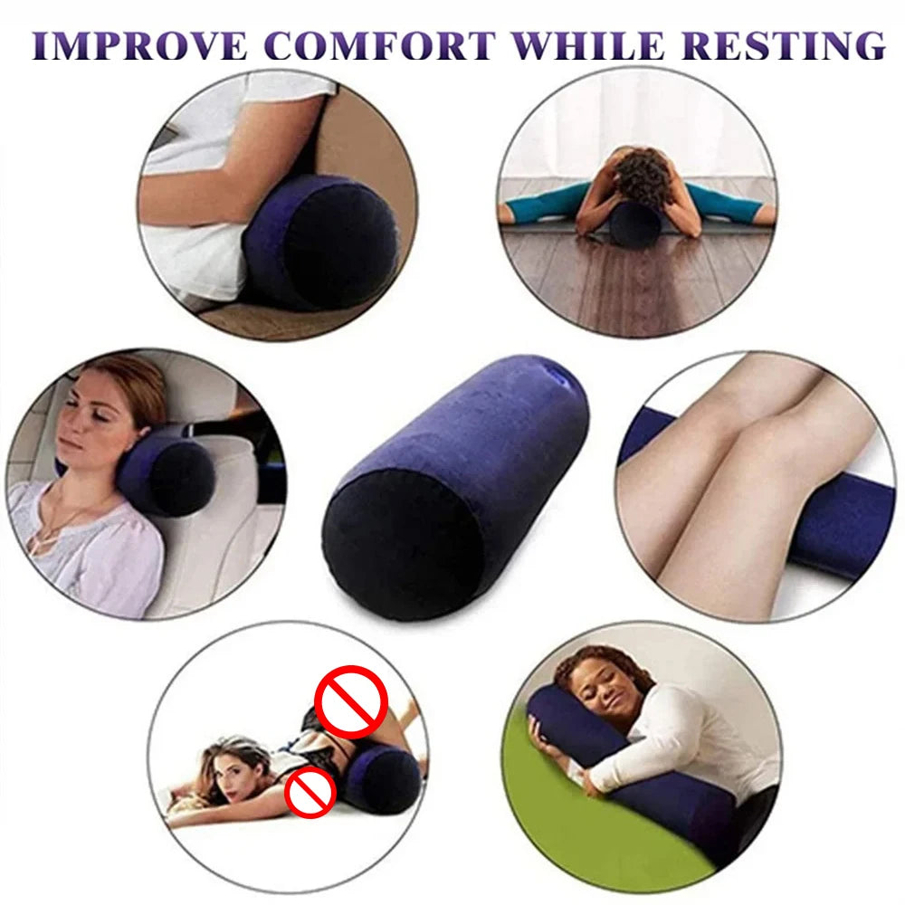 Sex Toy Furniture Pillow Position Cushion Triangle Inflatable Ramp Furniture Positioning Deeper Support Men Women Couples Game