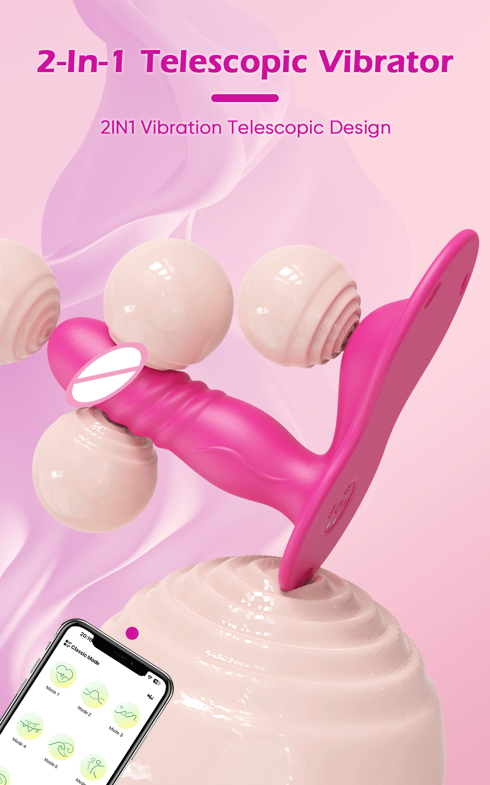 Blissful Pleasure Wearable Vibrator for Couples - Thrusting G-Spot & Clitoral Stimulation