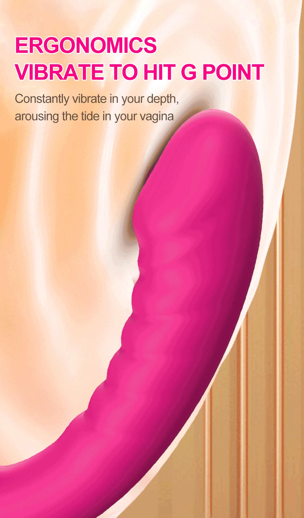 LuxeSensations Tongue Licking Vibrator - 2-in-1 Clitoral Stimulator with 20 Vibrating Speeds for Ultimate Pleasure