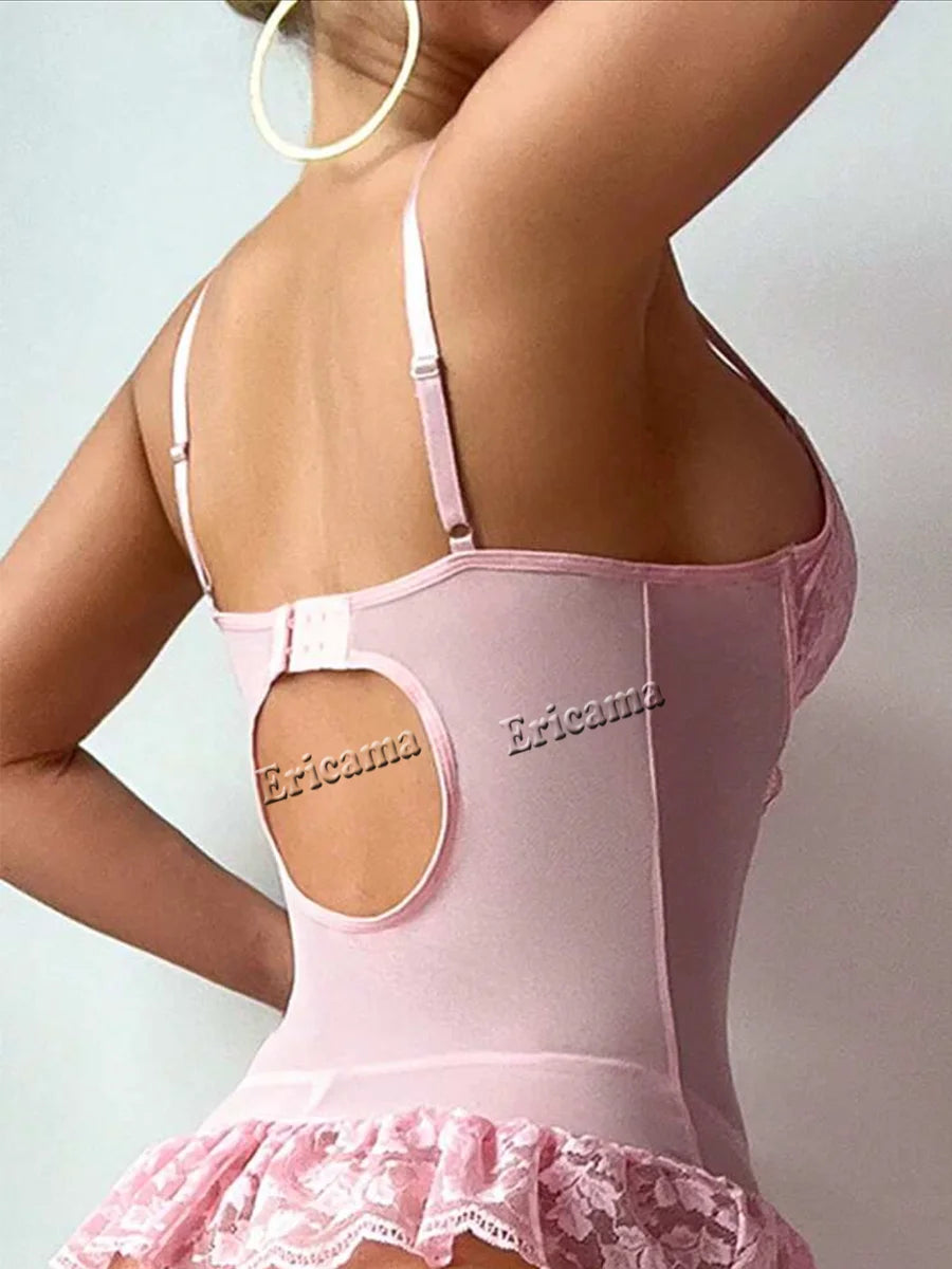 Lingerie Outfit Bra corset with garters and Panty Set