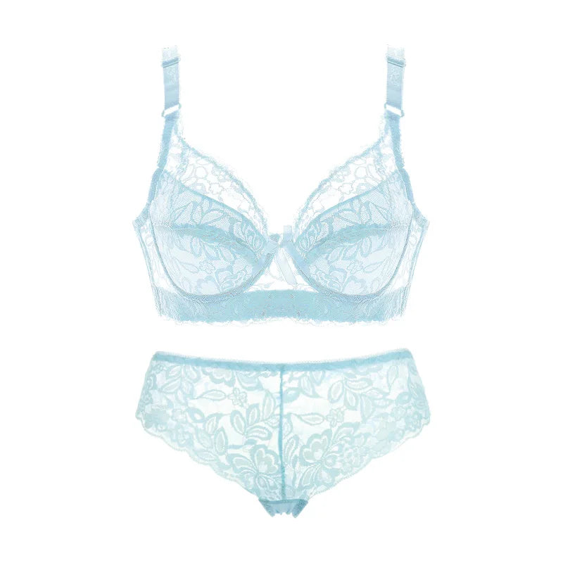 Lace Push-up Bra and Thin Panty set