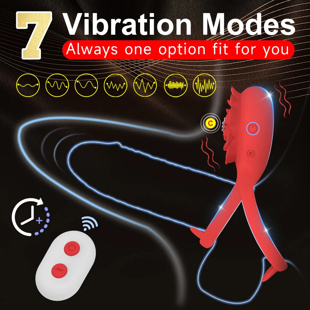 Adult Male Sex Toy Vibrating Penis Ring Delayed Ejaculation Cock Ring Vibrator Penis  Exercise Enlargement Sex Ring Couple Goods