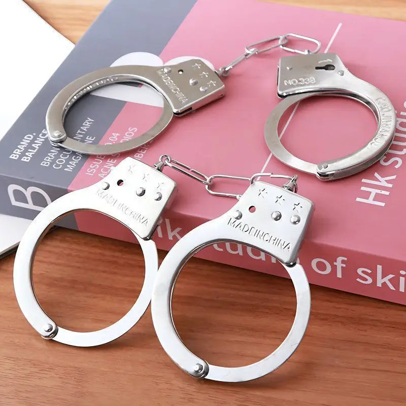 Thickened Sexy Handcuffs Metal Bondage Props for Couple Flirting Training Alternative Toys for Enhanced Play