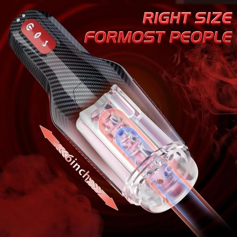 Male Masturbator Sex Toys for Men10 Frequency Vibration 5 Frequency Suction Automatic Penis Training Pocket Pussy Adult Games