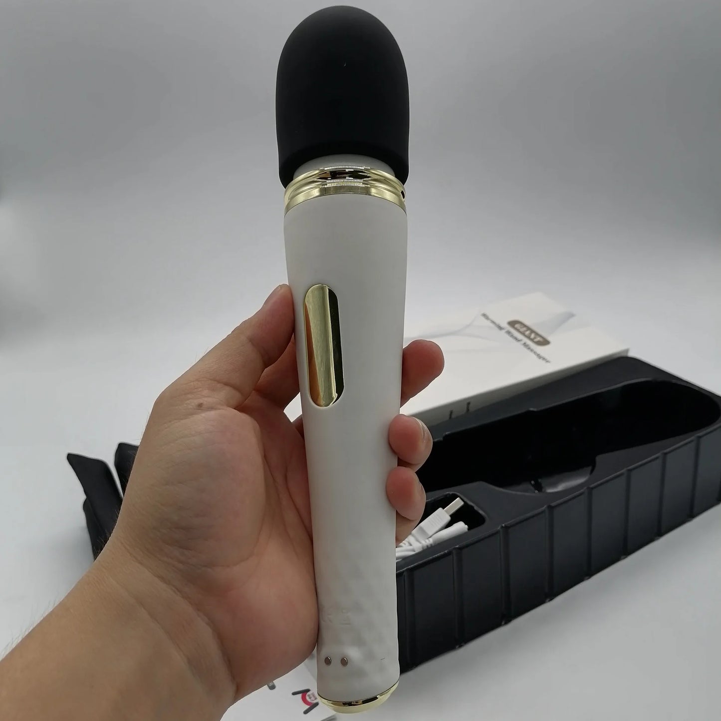 Enchantress Magic Wand Vibrator - 6 Speeds, Heating Function, Clitoral & Body Massager for Ultimate Pleasure