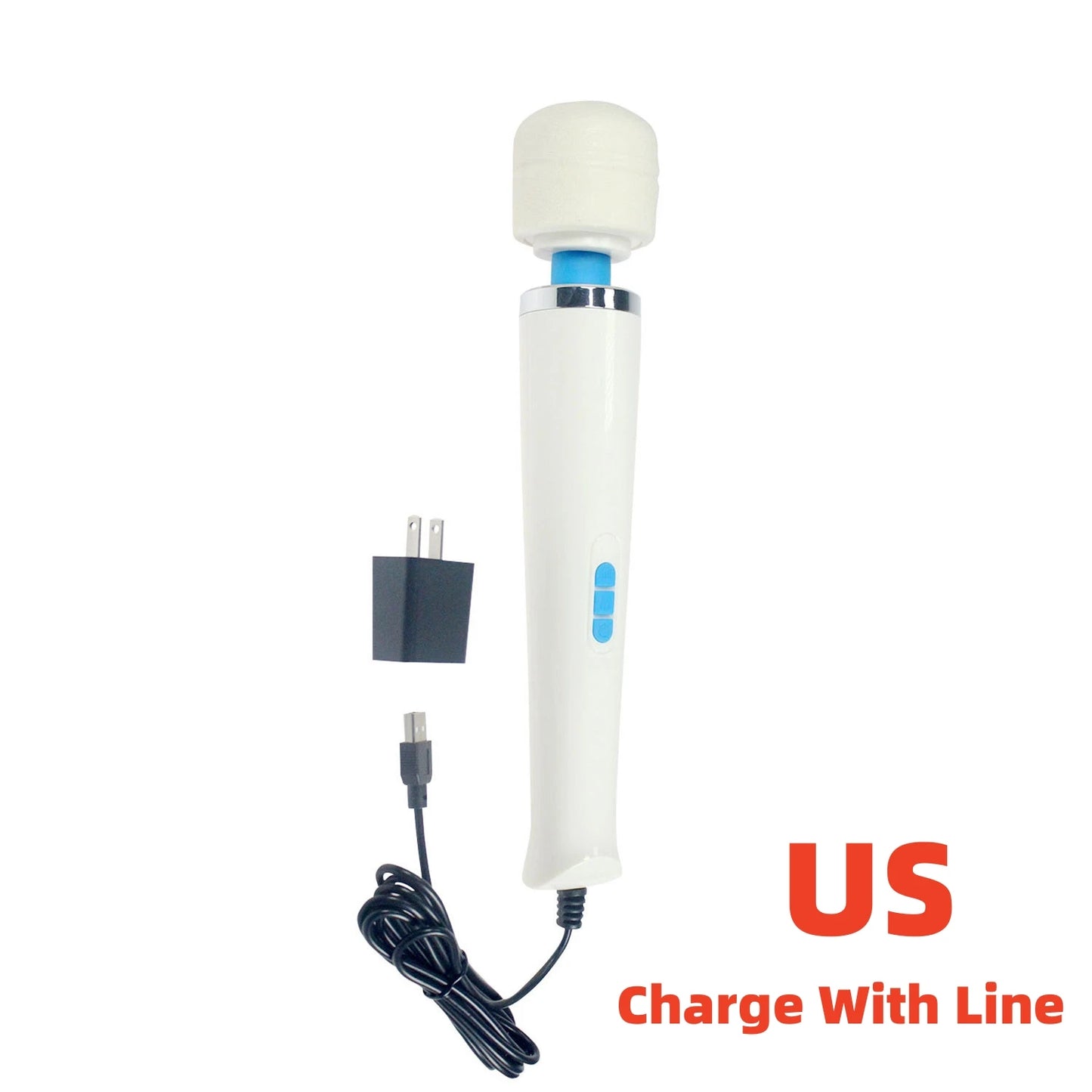 Love Vibrator Magic Wand - Powerful Rechargeable Massager for Intense Clitoral Stimulation