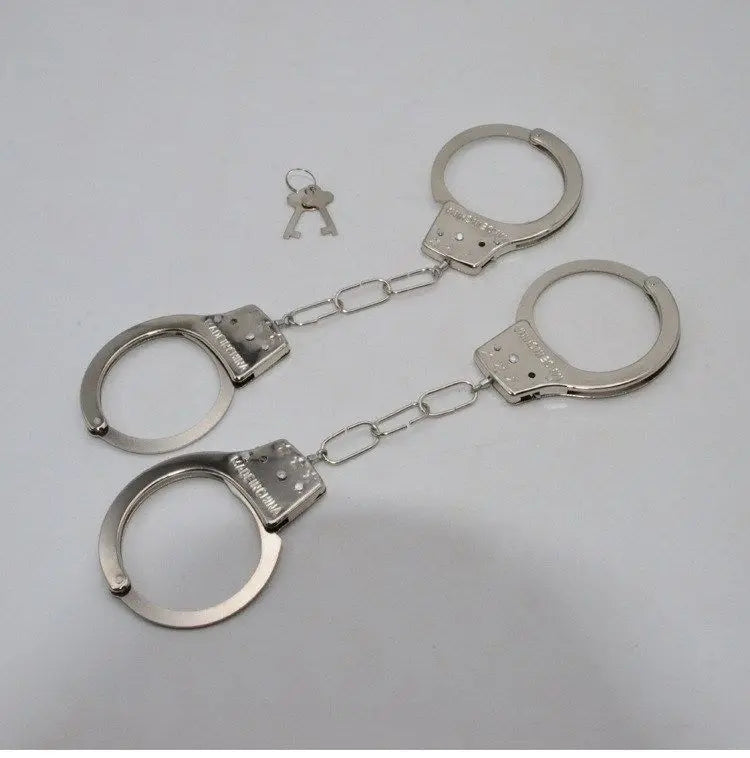 Thickened Sexy Handcuffs Metal Bondage Props for Couple Flirting Training Alternative Toys for Enhanced Play