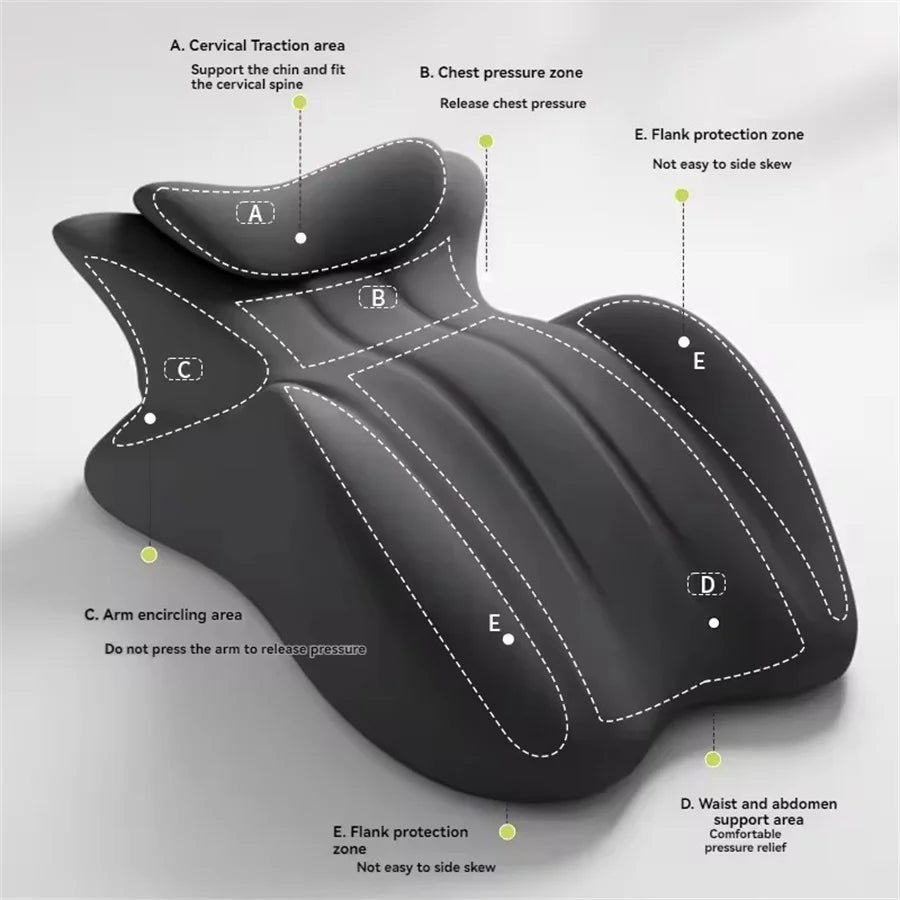 Couples Comfort Cushion - Orthopedic Lumbar Support Pillow for Sitting & Lying
