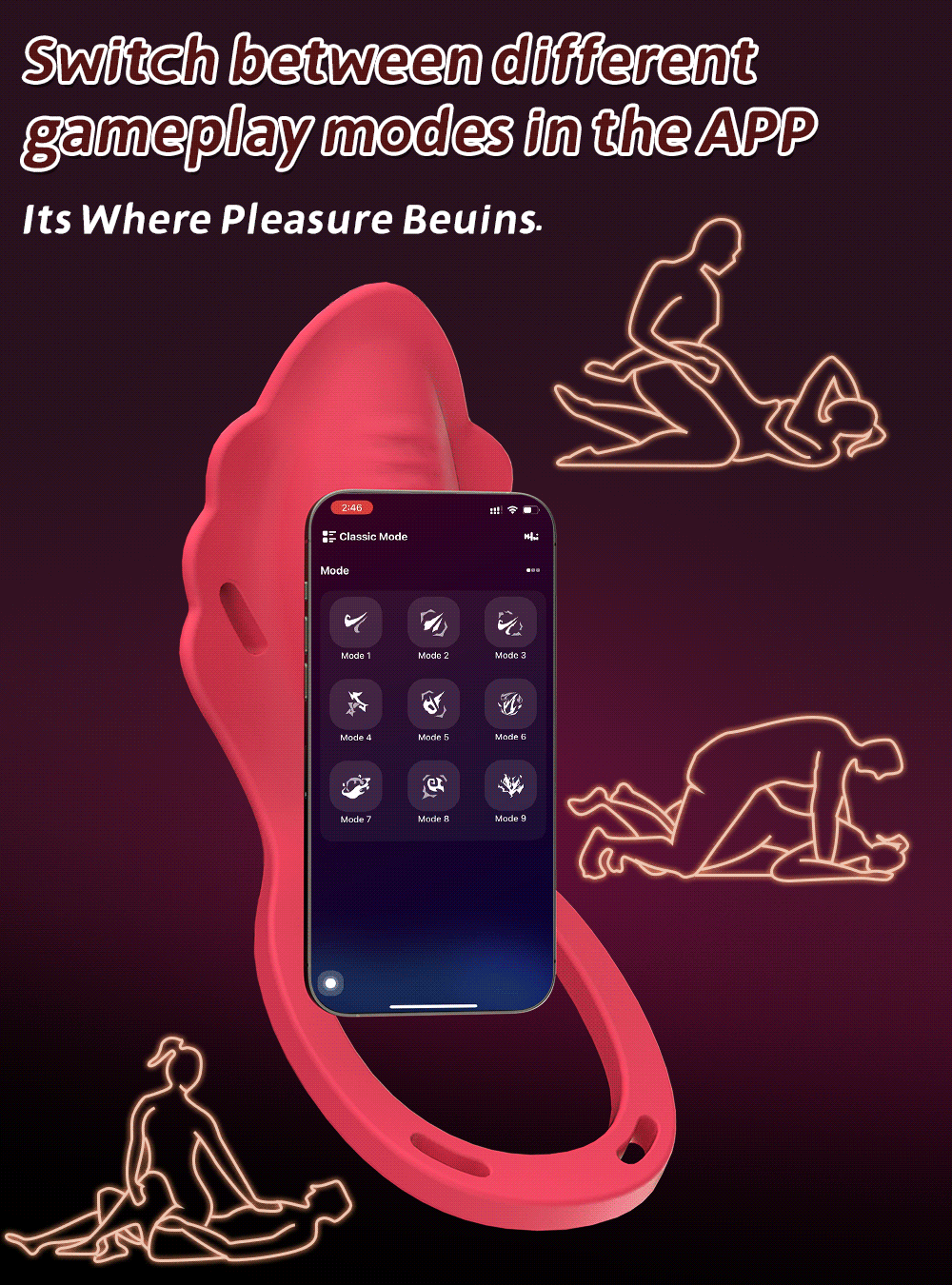 Blissful Pleasure Wearable Vibrator for Couples - Thrusting G-Spot & Clitoral Stimulation