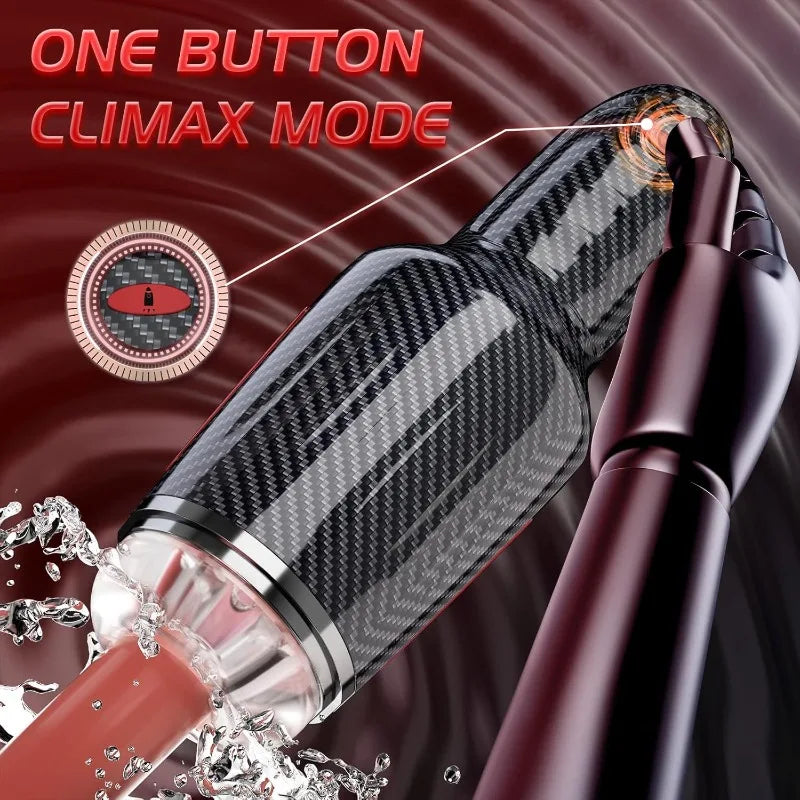 Male Masturbator Sex Toys for Men10 Frequency Vibration 5 Frequency Suction Automatic Penis Training Pocket Pussy Adult Games
