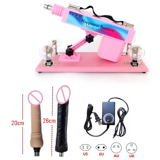 Automatic Electric Sex Machine Vagina Massage Multi-Speed Controller Vibrators Adult Big Dildos Sex Toys for Women Men Couples