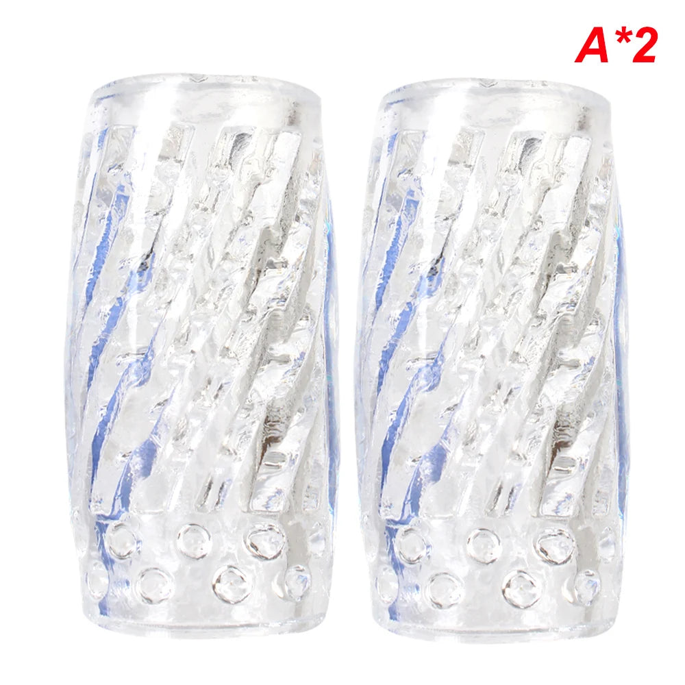 9cm Transparent Male Masturbator Artificial Pussy Vaginal for Men 18 Glans Sucking Penis Pump Spikes Exerciser Sex Toys Erotic