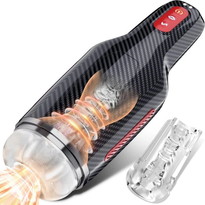 Male Masturbator Sex Toys for Men10 Frequency Vibration 5 Frequency Suction Automatic Penis Training Pocket Pussy Adult Games