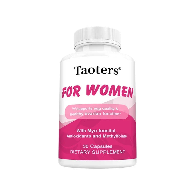 Myo-Inositol Women's Health Supplement, Improves Mood, Promotes Hormonal Balance, and Promotes Ovarian Health