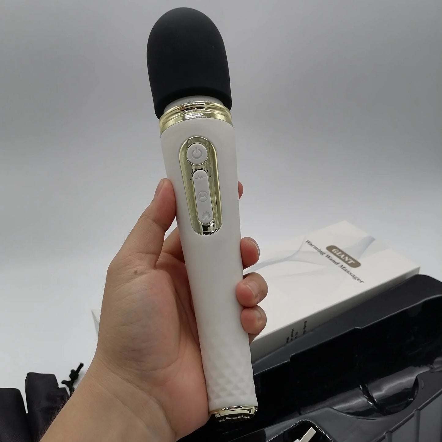 Enchantress Magic Wand Vibrator - 6 Speeds, Heating Function, Clitoral & Body Massager for Ultimate Pleasure