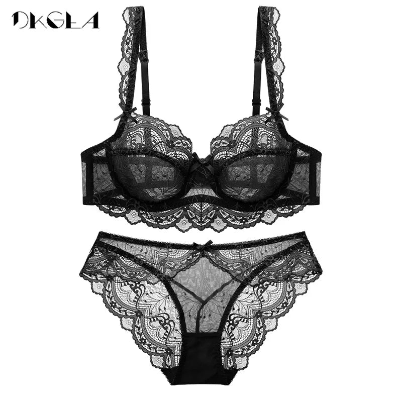 Bra Panties Sets  Embroidery Women Lingerie
