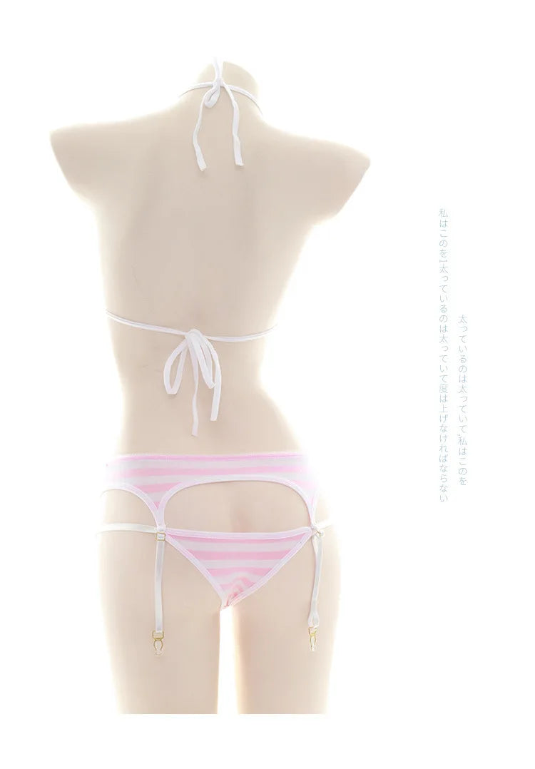 Sexy Lingerie Underwear Set Naughty Erotic Highcut Backless
