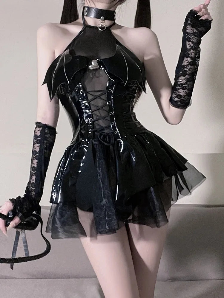 Erotic Lingerie Cosplay Uniform For Sex Costumes Sexy Costume Cosplay Uniform Student Sexy Lingerie Baby Doll Women Lace Dress